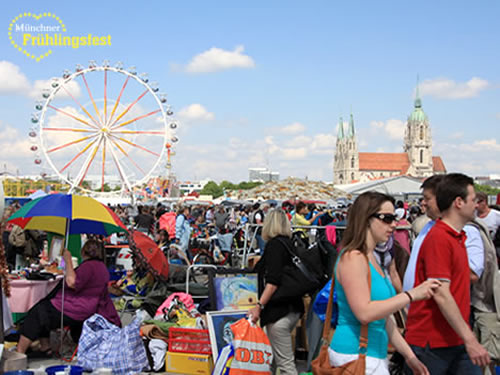 Flohmarkt München - Riesenflohmarkt beim Frühlingsfest auf der Theresienwiese